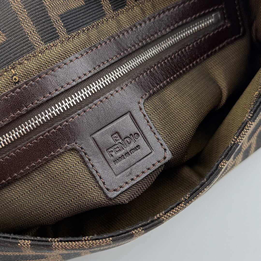 Fendi Mamma Baguette Zucca Shoulder Bag