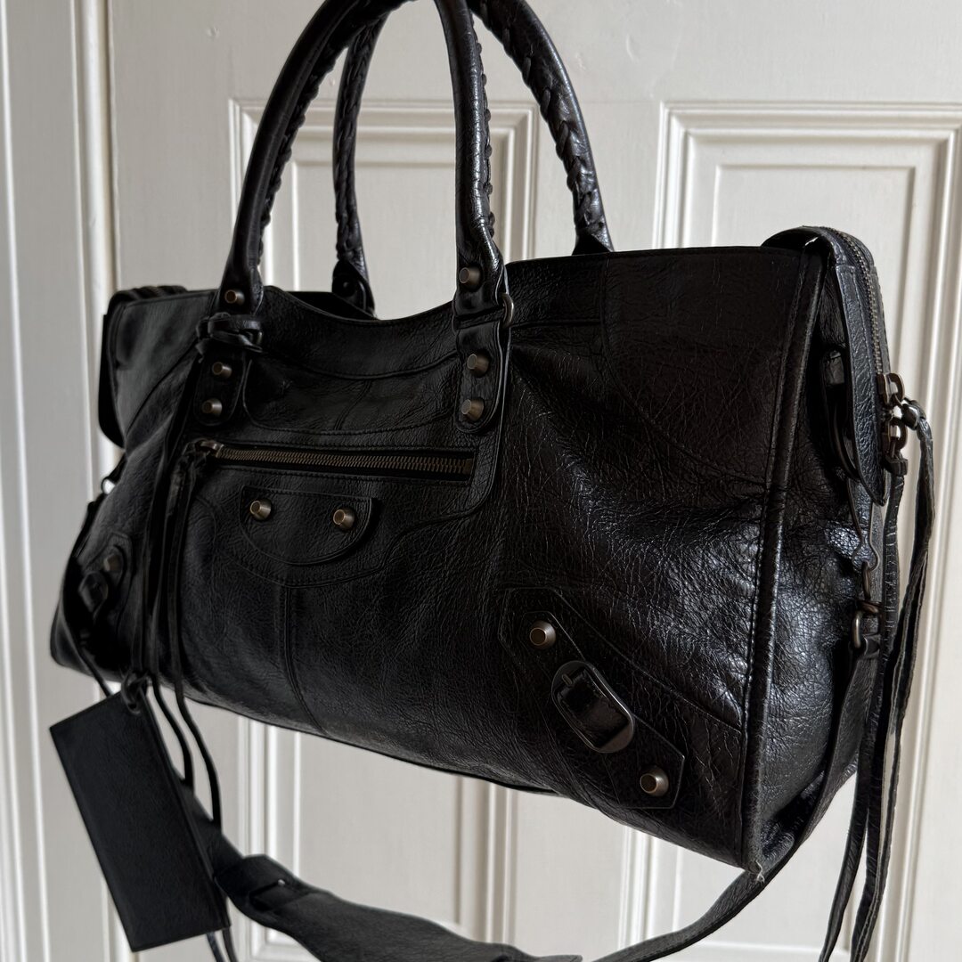 2015 Balenciaga Part Time Back Leather Handbag