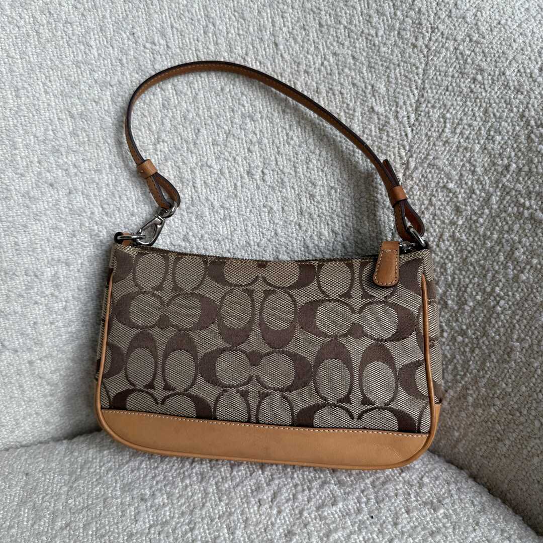 Coach Signature Demi Tan Shoulder Bag