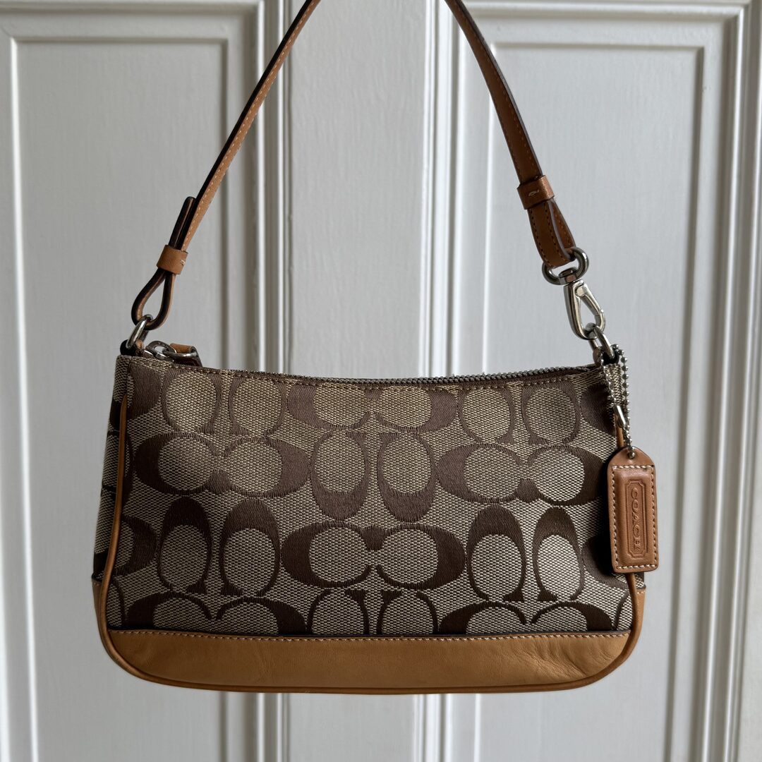 Coach Signature Demi Tan Shoulder Bag