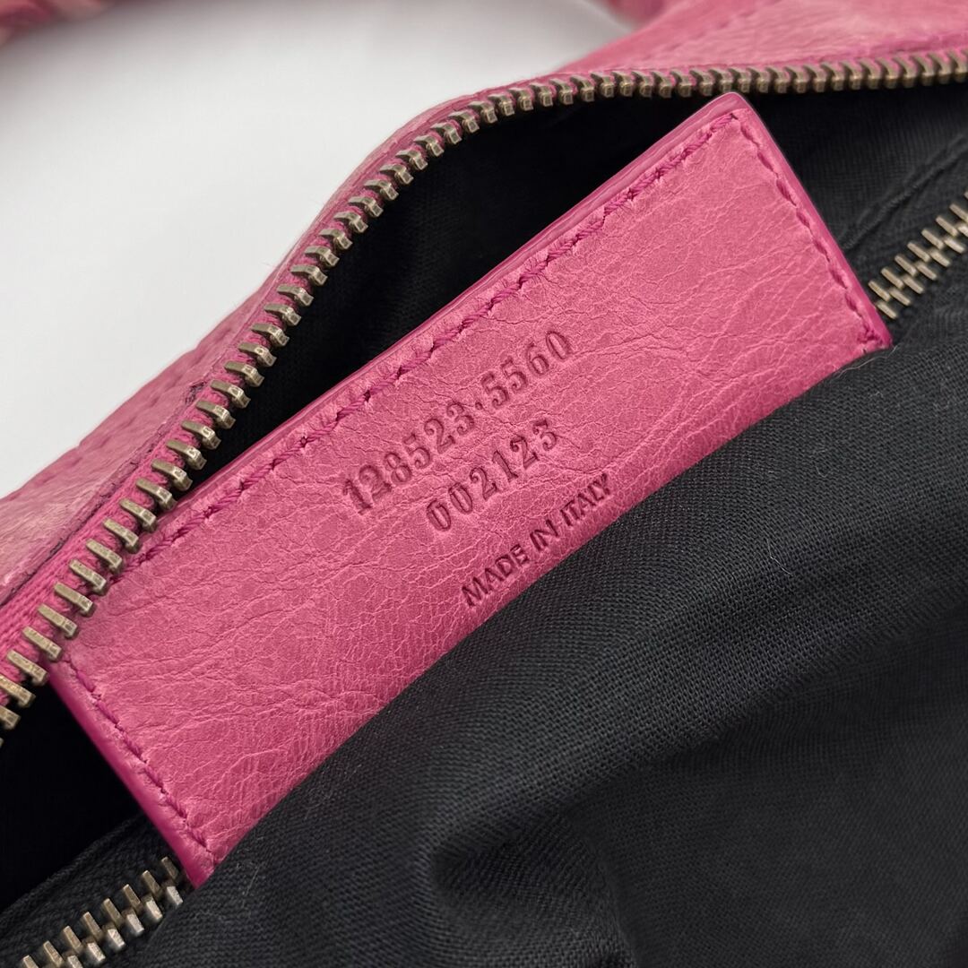 2003 Balenciaga The Twiggy Pink Leather Handbag