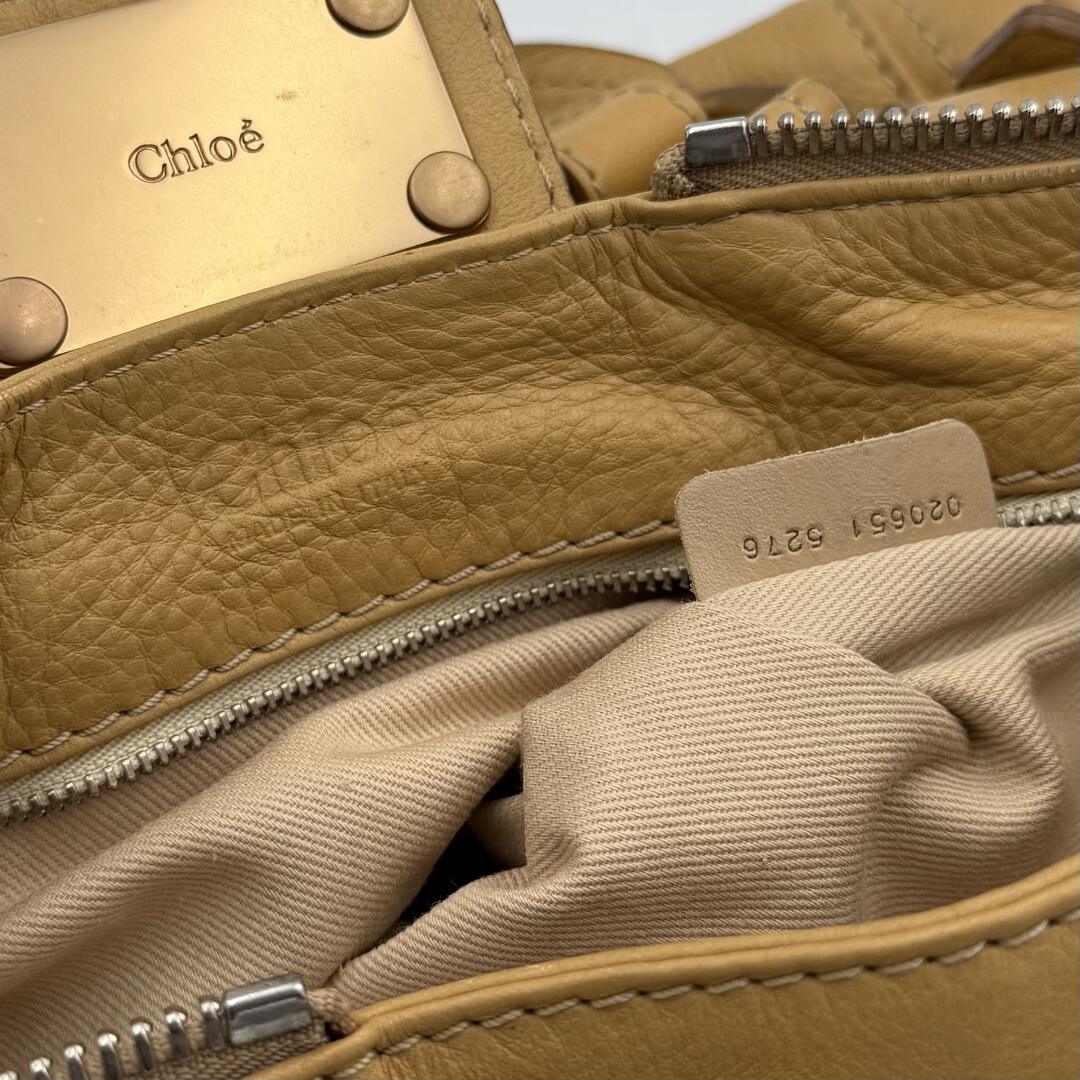 Chloe Paddington Leather Yellow Shoulder Bag