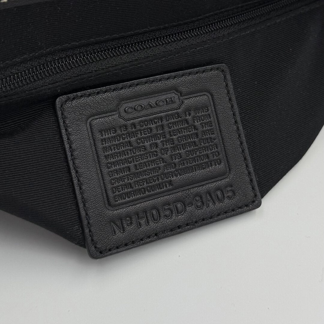 Coach Mini Soho Leather Black Shoulder Bag