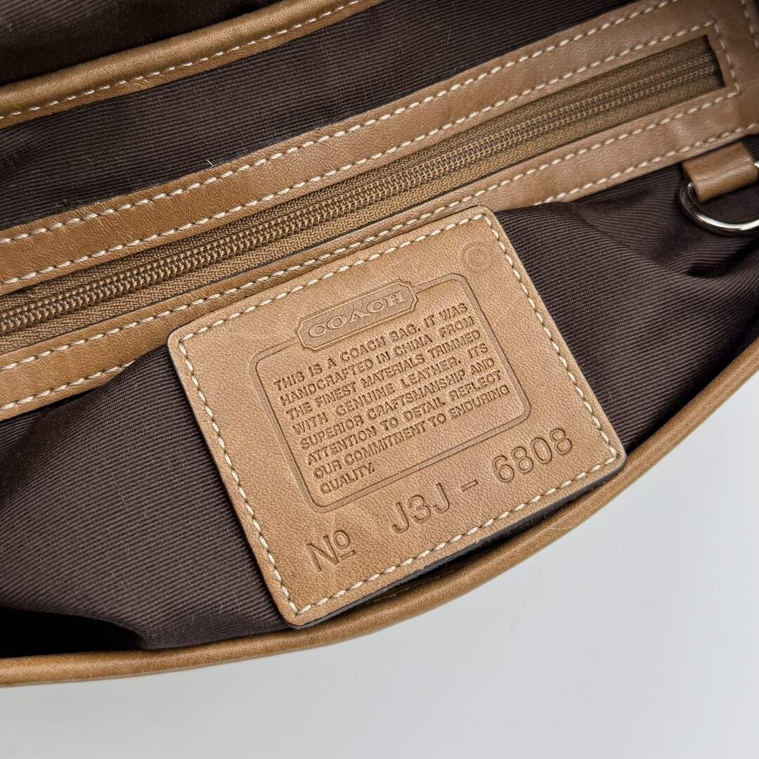 Coach Soho Mini Signature Brown Shoulder Bag