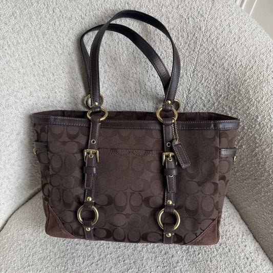 Coach Signature Brown Tote Bag