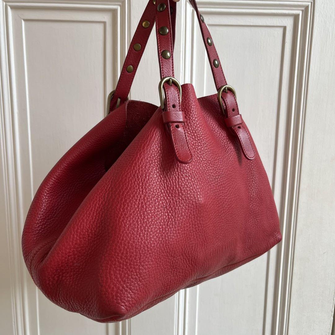 90s Miu Miu Red Leather Handbag - Jenny Hayley