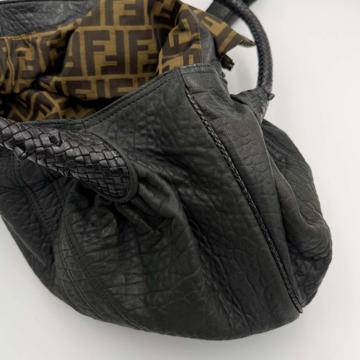 Fendi Spy Black Leather Handbag