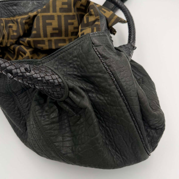 Fendi Spy Black Leather Handbag