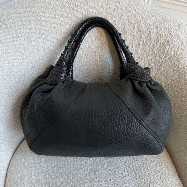 Fendi Spy Black Leather Handbag