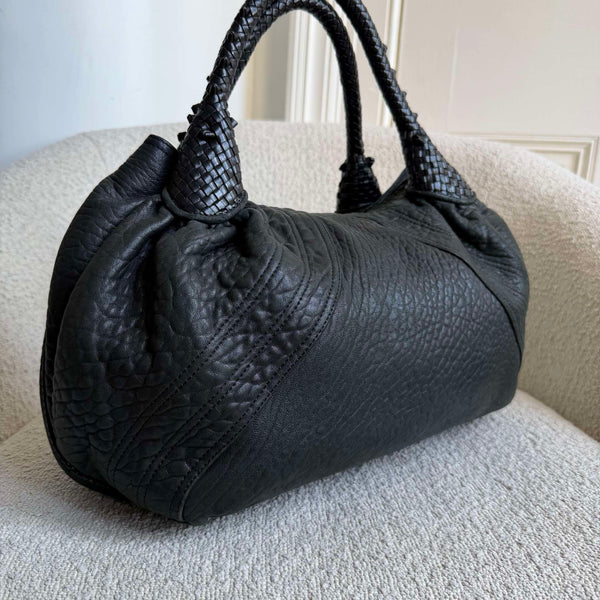 Fendi Spy Black Leather Handbag