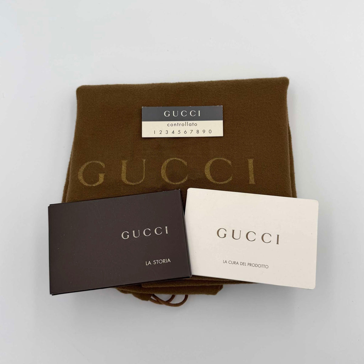 Gucci GG Canvas Abbey Brown Shoulder Bag