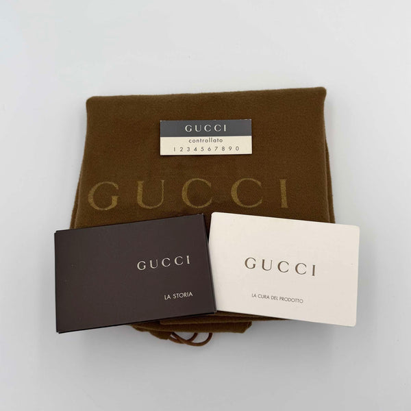 Gucci GG Canvas Abbey Brown Shoulder Bag