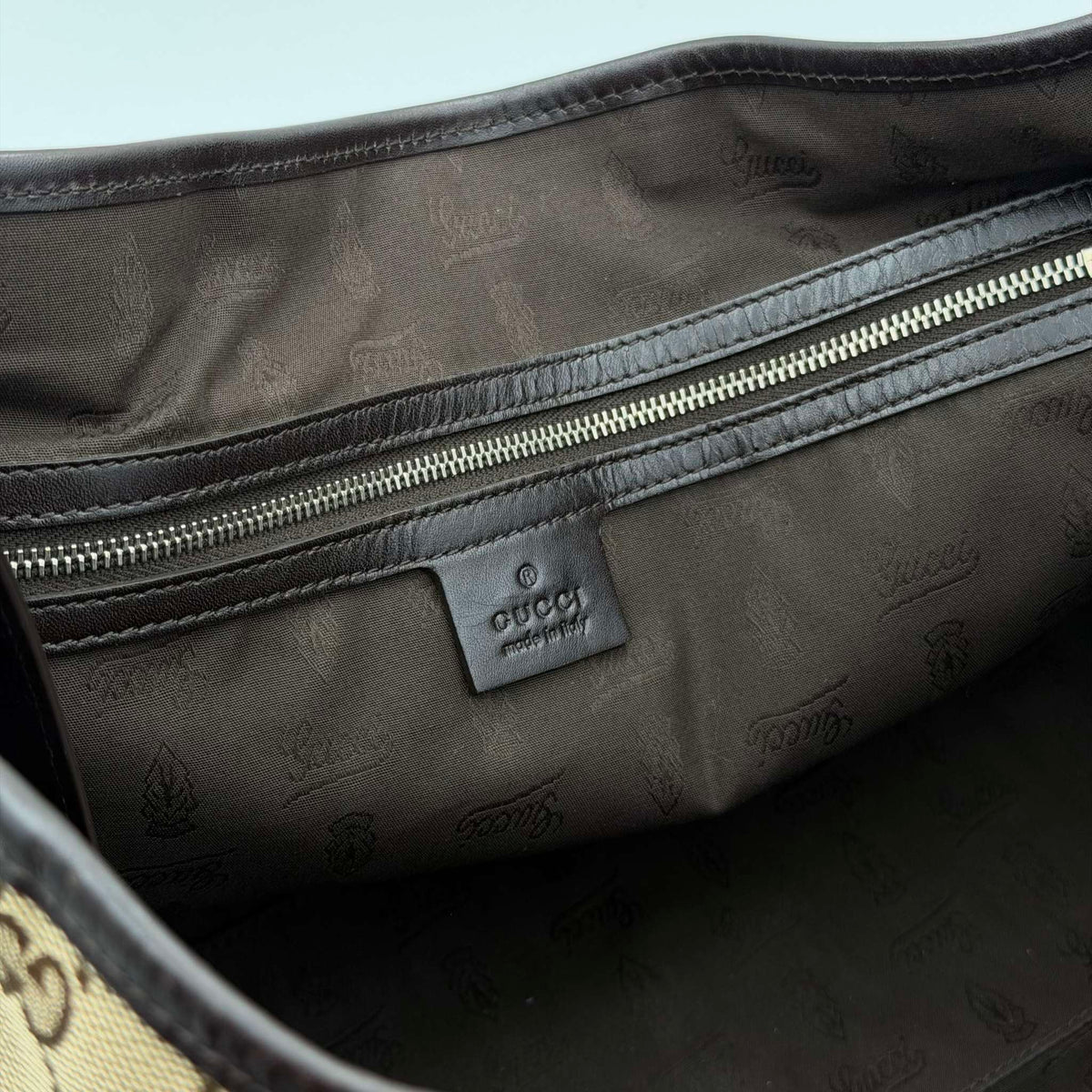 Gucci GG Canvas GG Twins Black Tote Bag