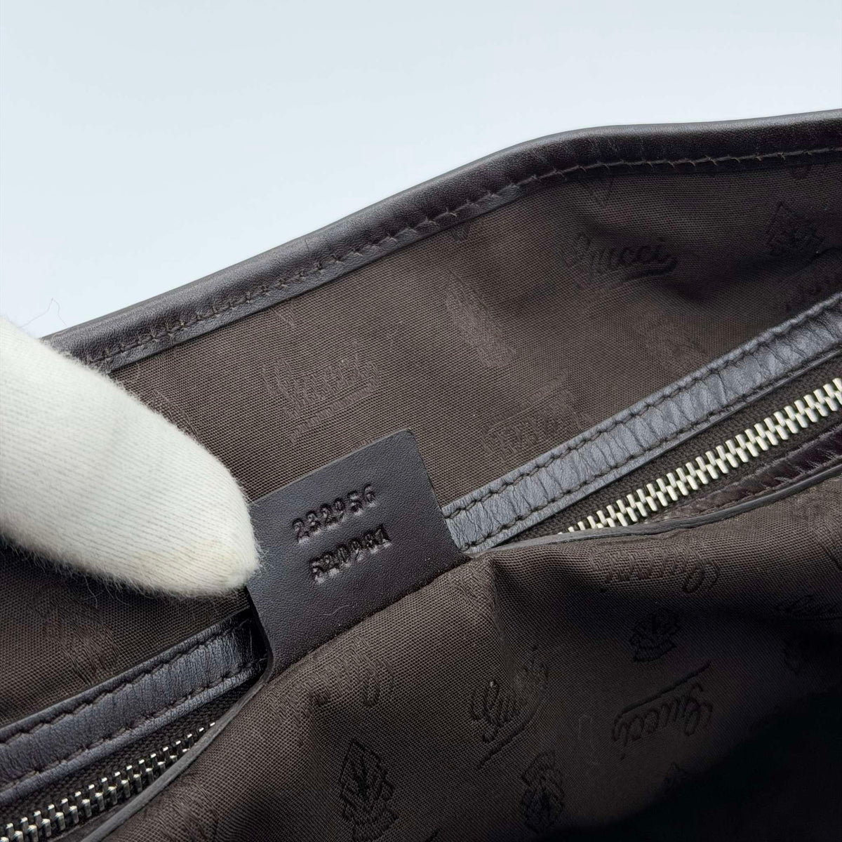 Gucci GG Canvas GG Twins Black Tote Bag