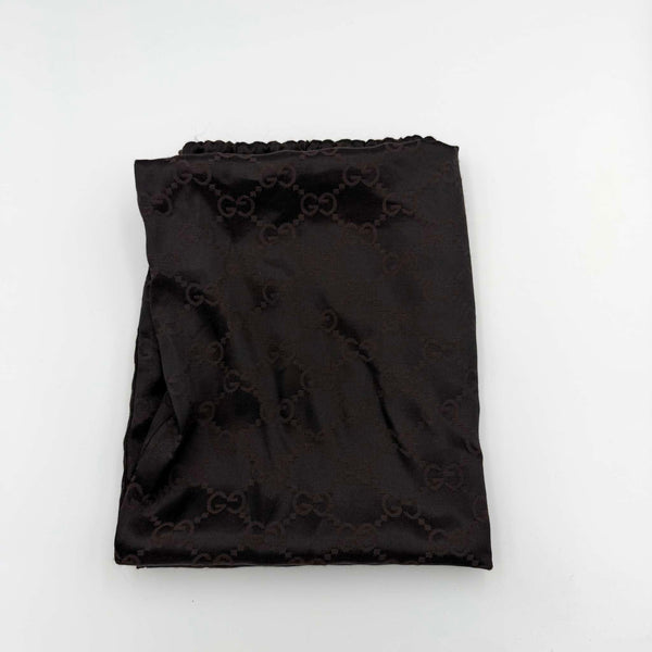 Gucci GG Canvas Black Hobo Shoulder Bag