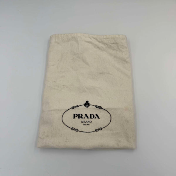Prada Vitello Daino Brown Leather Shoulder Bag