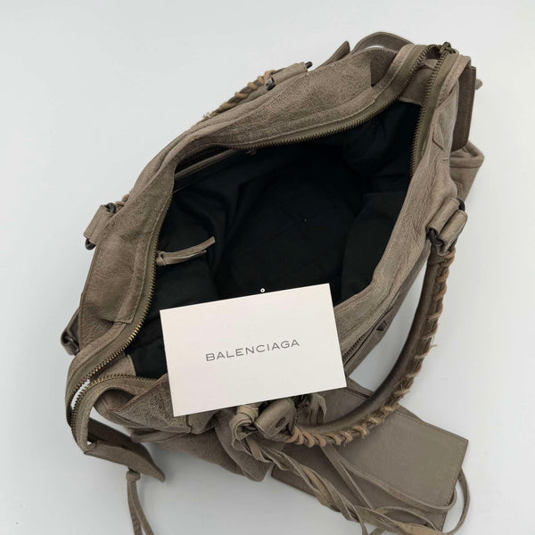 2011 Balenciaga City Leather Grey Handbag