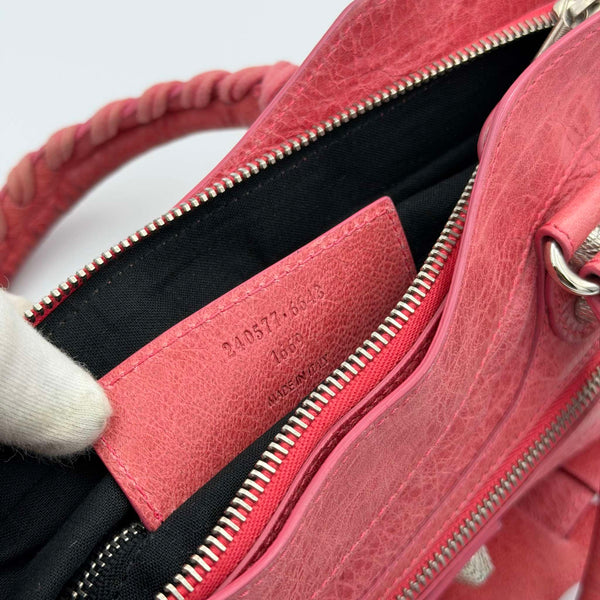 2009 Balenciaga First Pink Leather Handbag