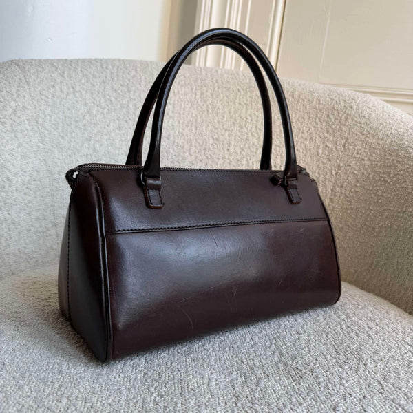 Archive Miu Miu Dark Brown Leather Shoulder Bag