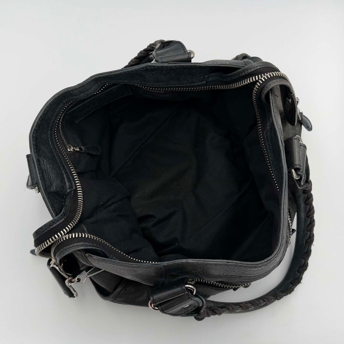 2010 Balenciaga The Giant City 21 Leather Black Handbag