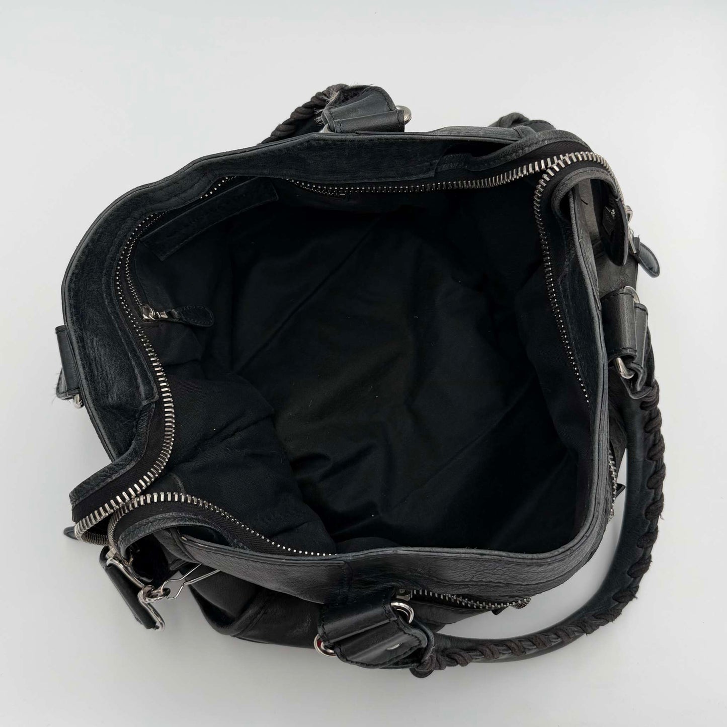 2010 Balenciaga The Giant City 21 Leather Black Bag