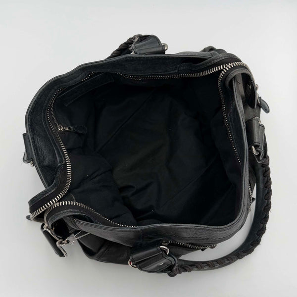 2010 Balenciaga The Giant City 21 Leather Black Handbag