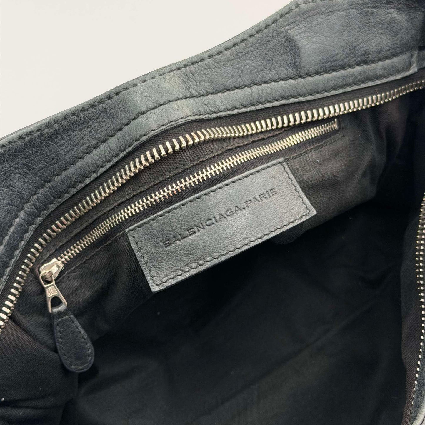 2010 Balenciaga The Giant City 21 Leather Black Bag