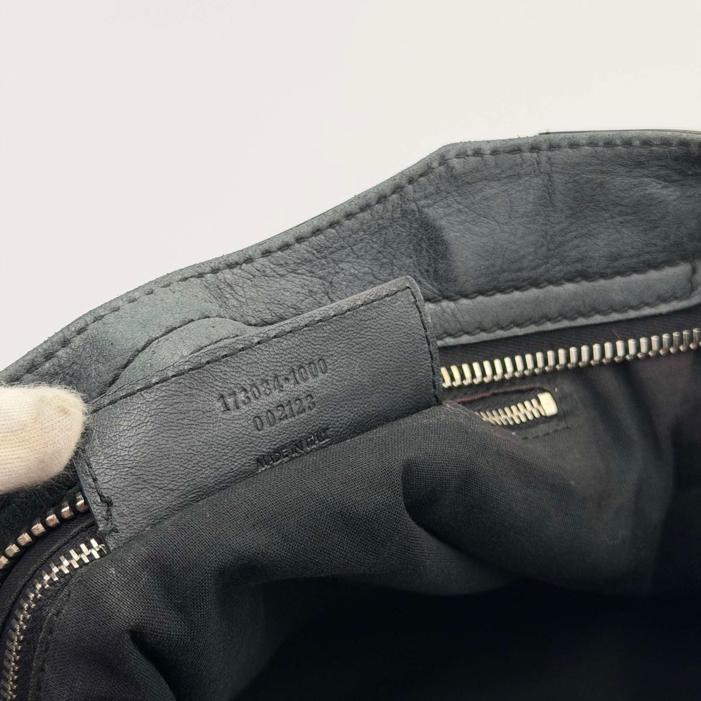 2010 Balenciaga The Giant City 21 Leather Black Bag