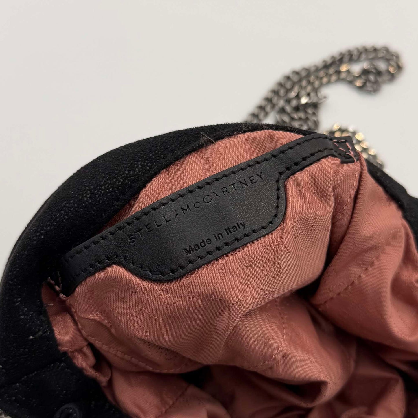 Stella McCartney Mini Falabella Chain Black Shoulder Bag