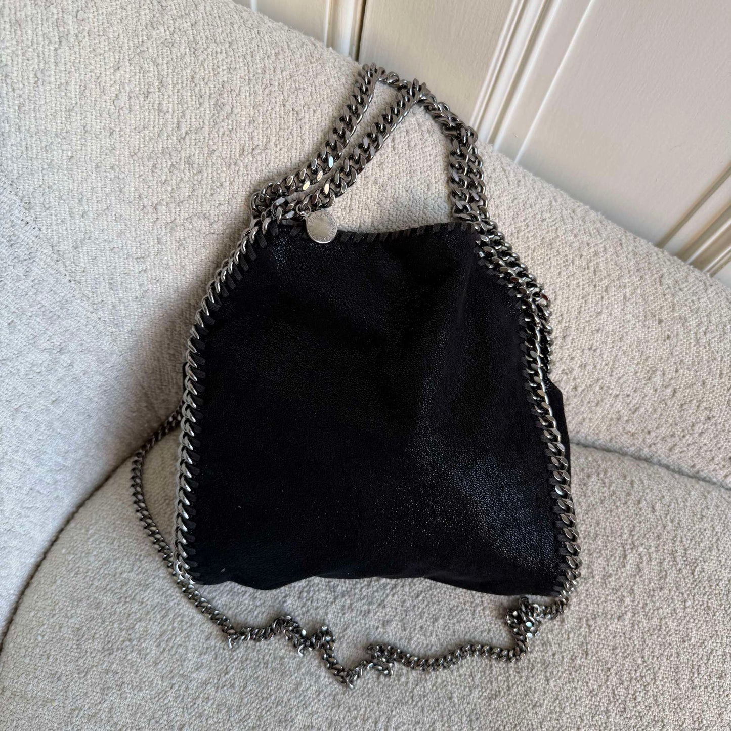 Stella McCartney Mini Falabella Chain Black Shoulder Bag