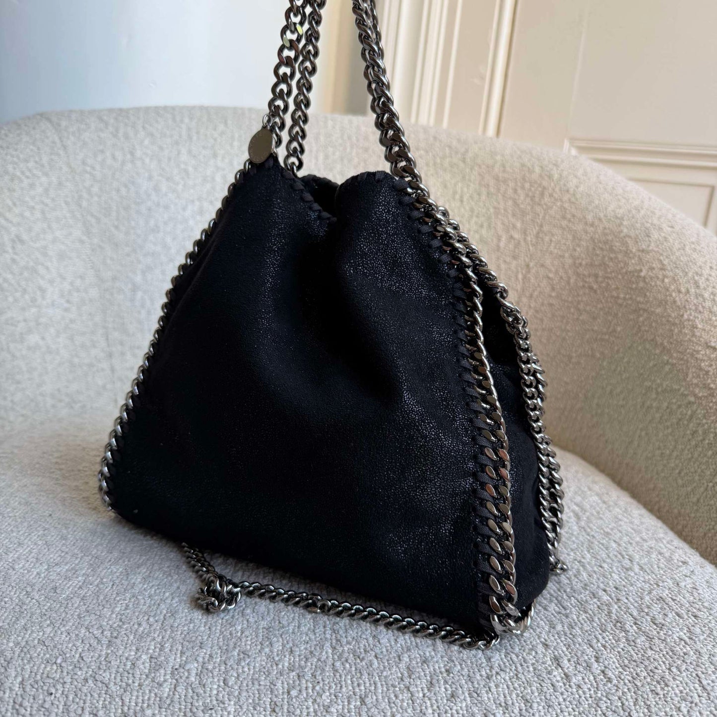 Stella McCartney Mini Falabella Chain Black Shoulder Bag