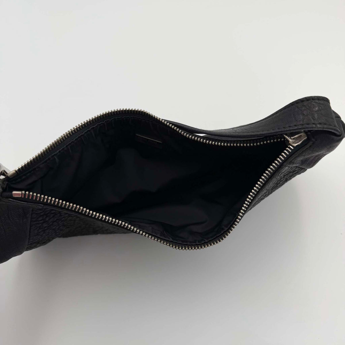 Archive Miu Miu Black Leather Shoulder Bag