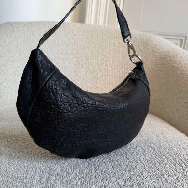 Archive Miu Miu Black Leather Shoulder Bag