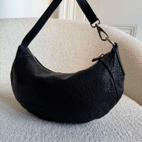 Archive Miu Miu Black Leather Shoulder Bag