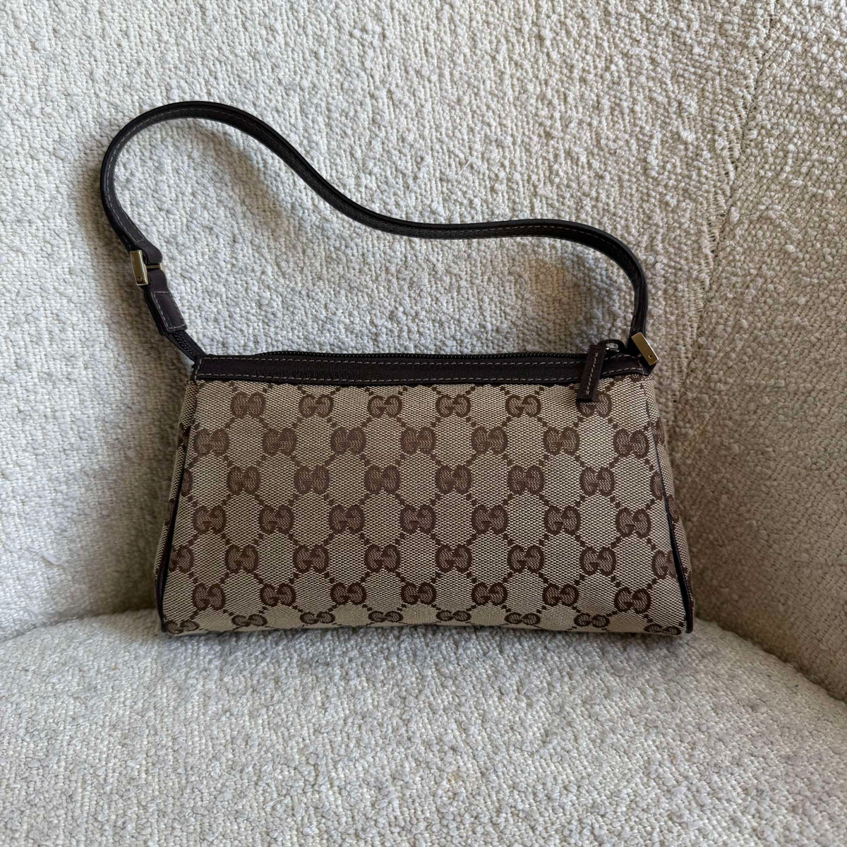 Gucci Mini Abbey D Ring Brown Shoulder Bag