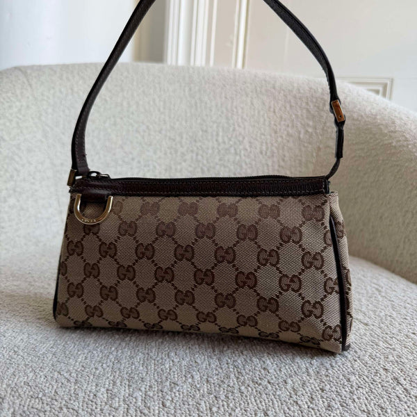Gucci Mini Abbey D Ring Brown Shoulder Bag