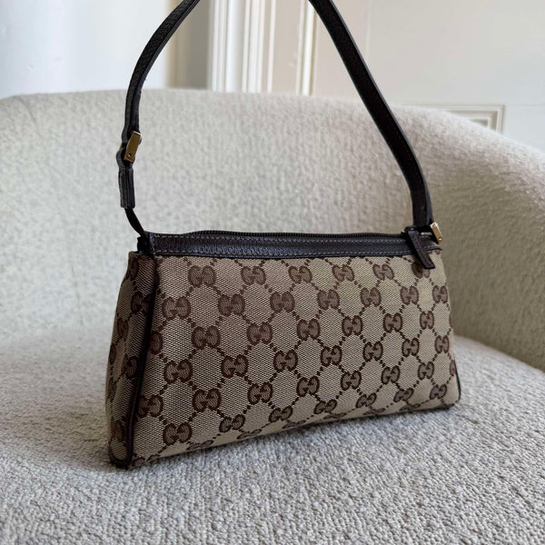 Gucci Mini Abbey D Ring Brown Shoulder Bag