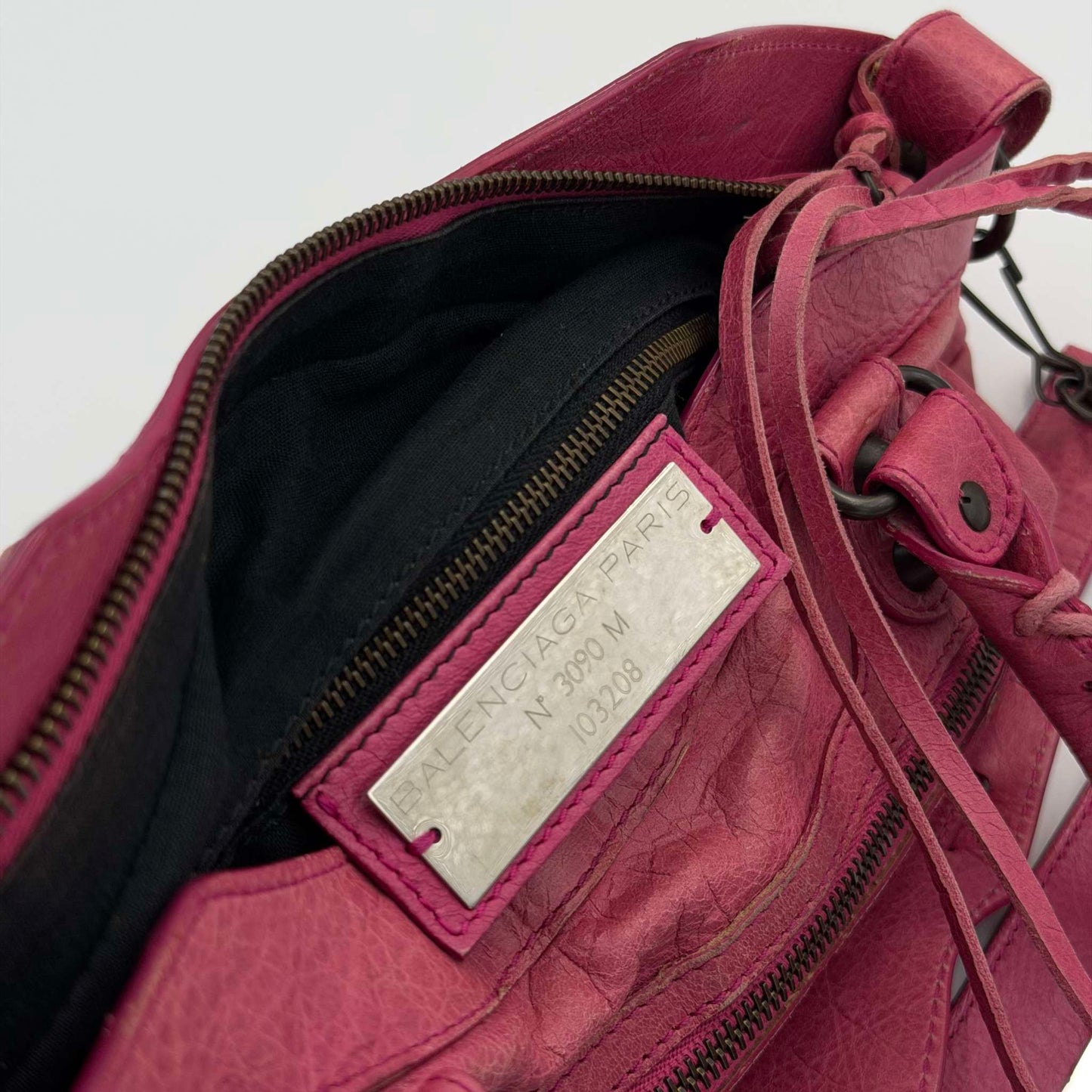 2011 Balenciaga First Pink Leather Handbag