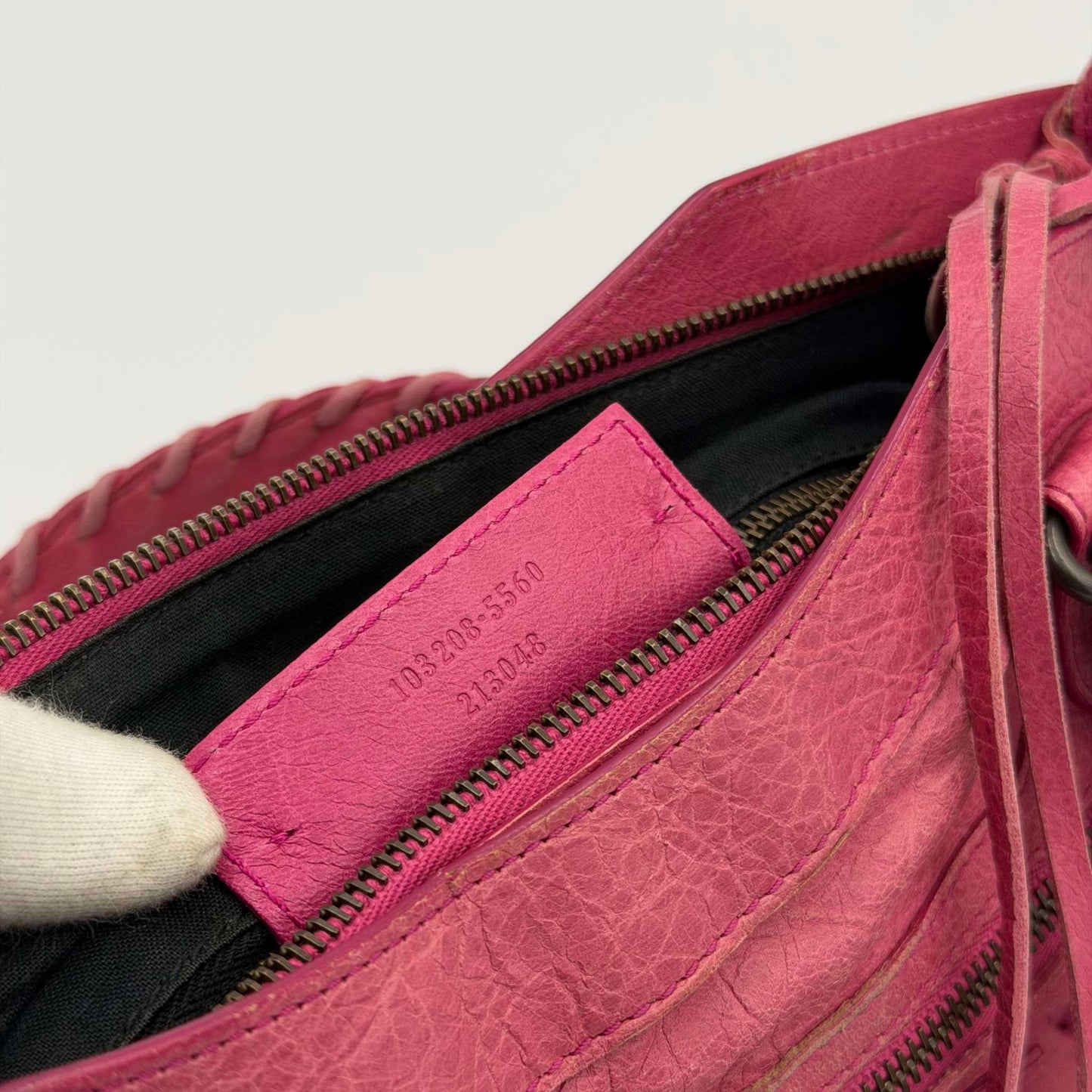 2011 Balenciaga First Pink Leather Handbag