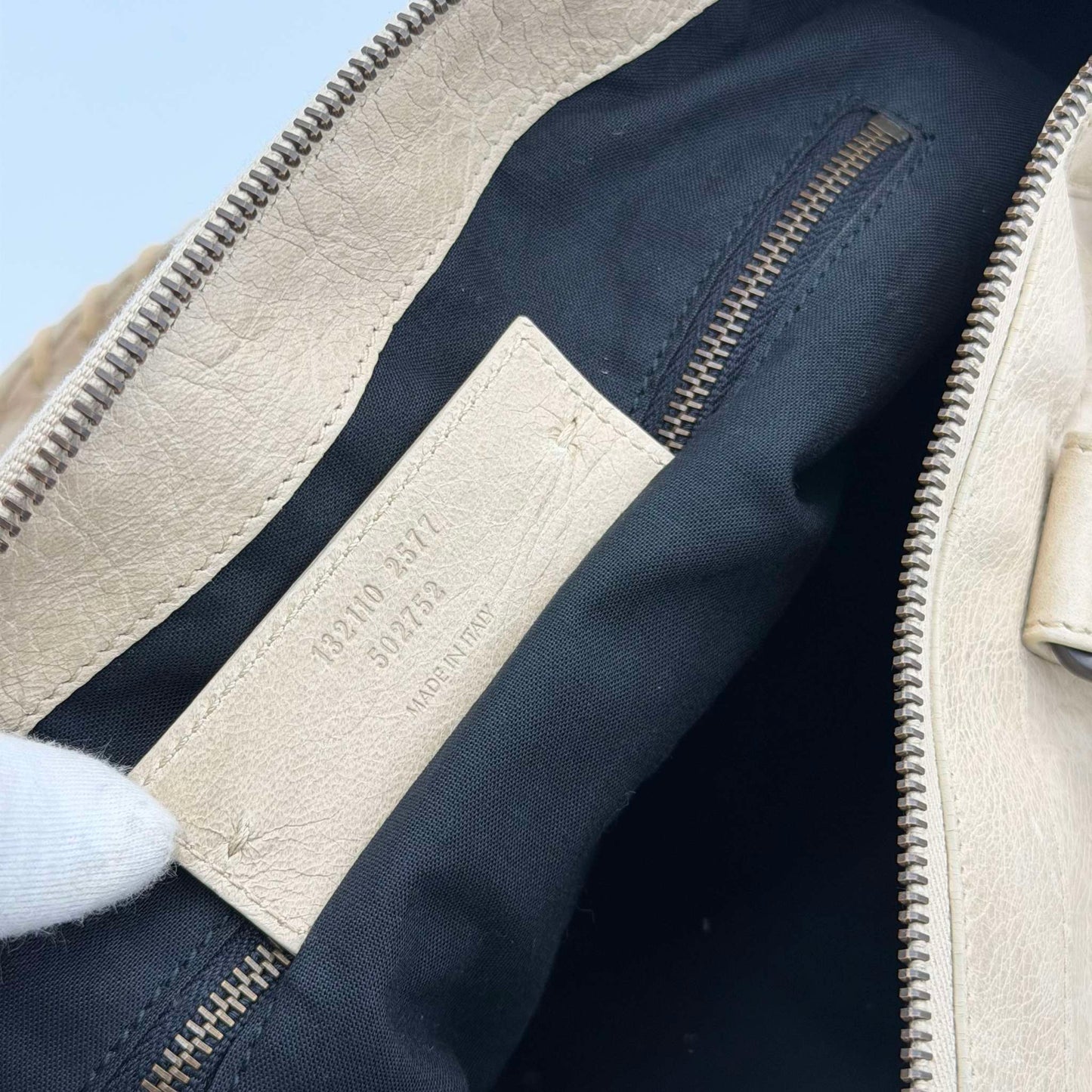 2011 Balenciaga Classic The Work Leather Beige Shoulder Bag