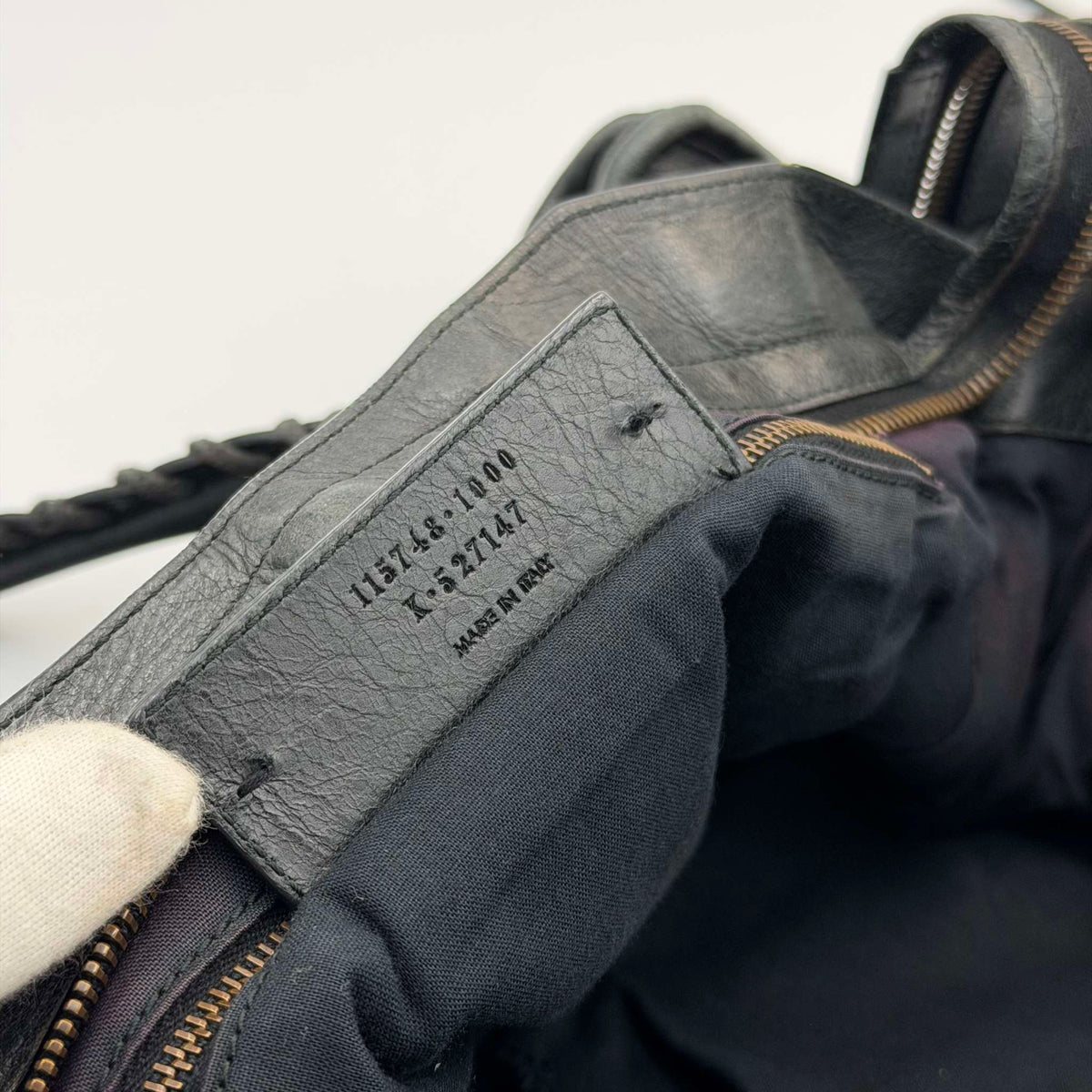 2012 Balenciaga The City Leather Black Bag