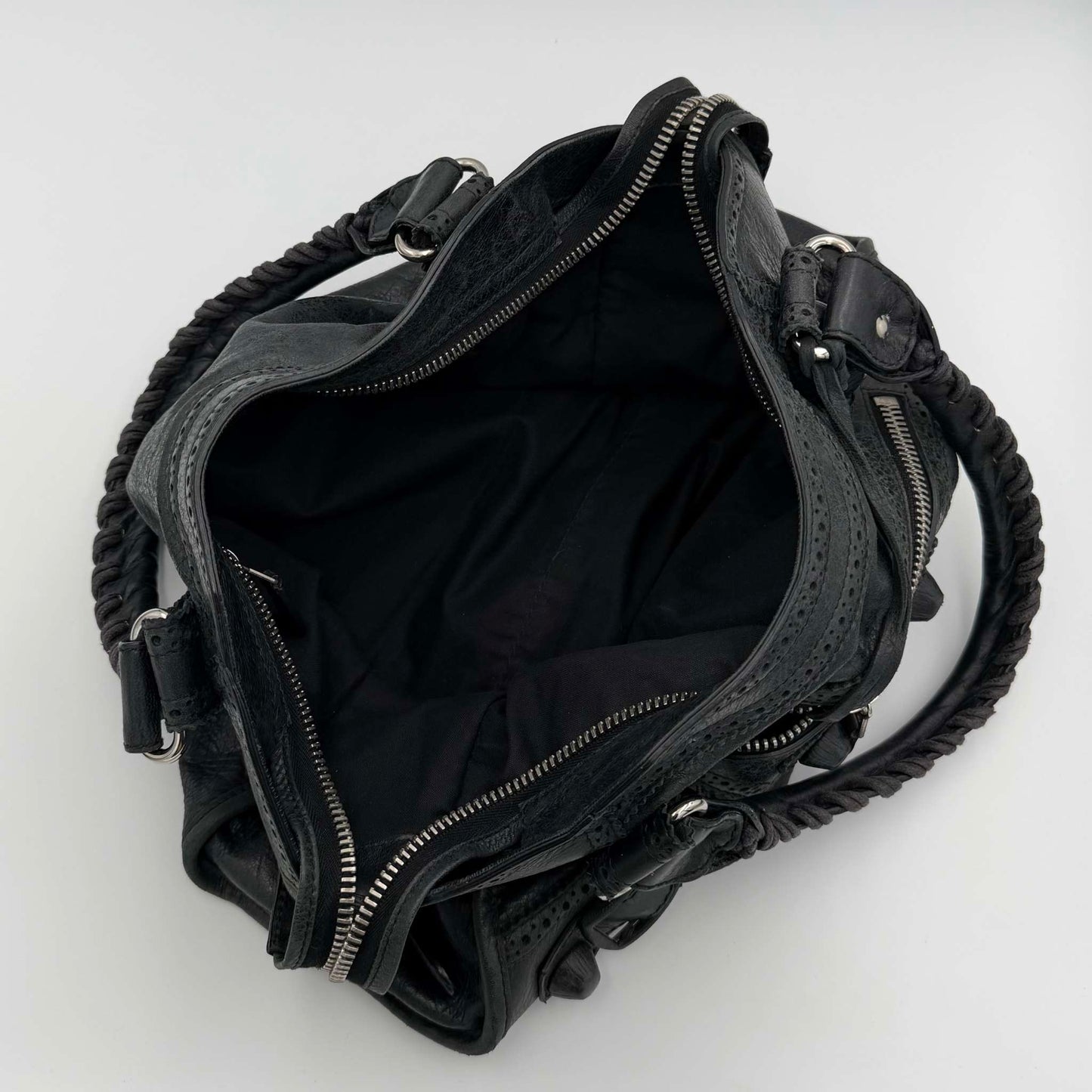 2010 Balenciaga The Giant City 21 Leather Black Bag