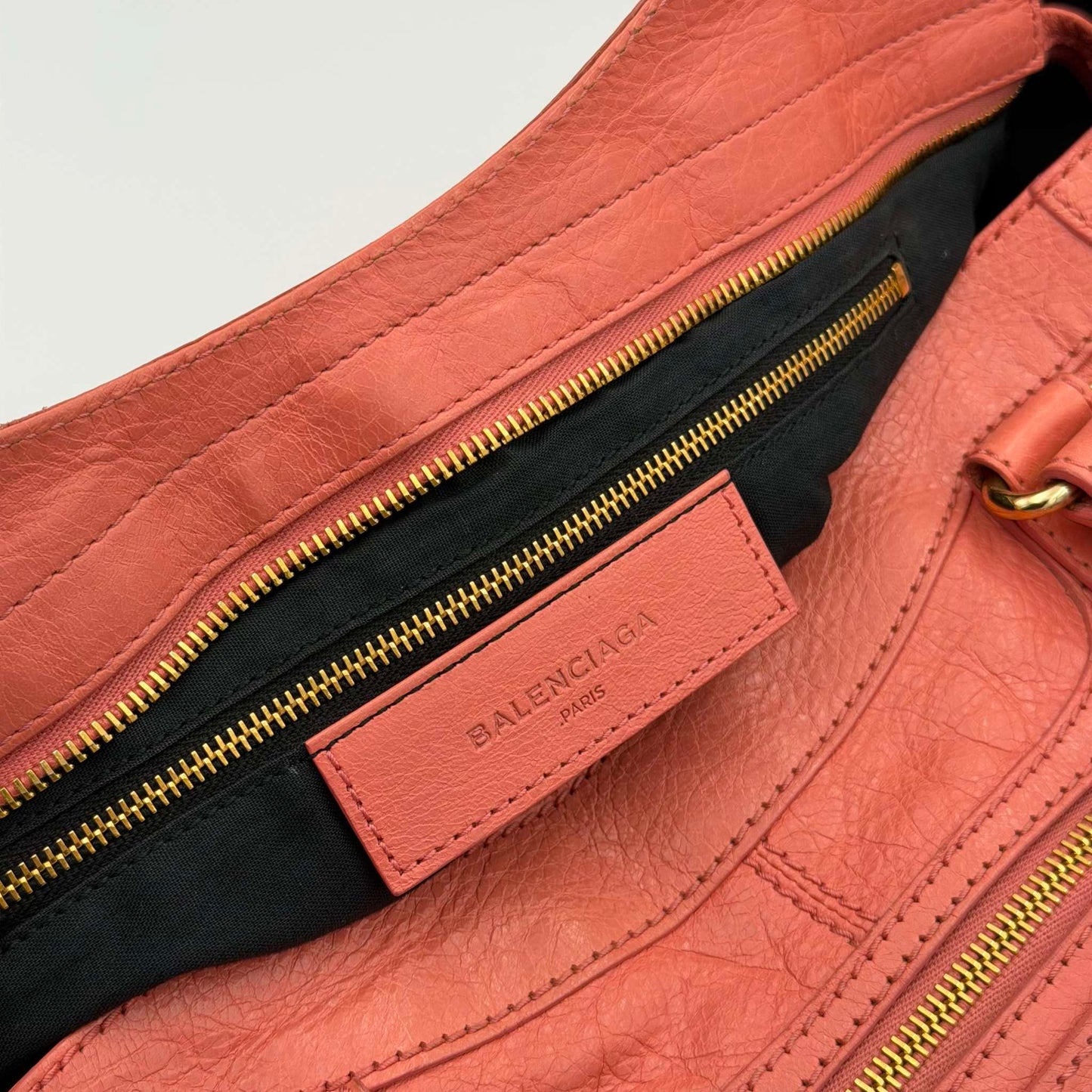 2014 Balenciaga The Part Time Leather Pink Shoulder Bag
