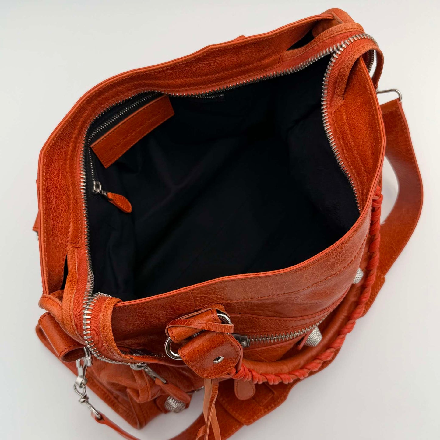 2011 Balenciaga The Giant City 21 Leather Orange Bag