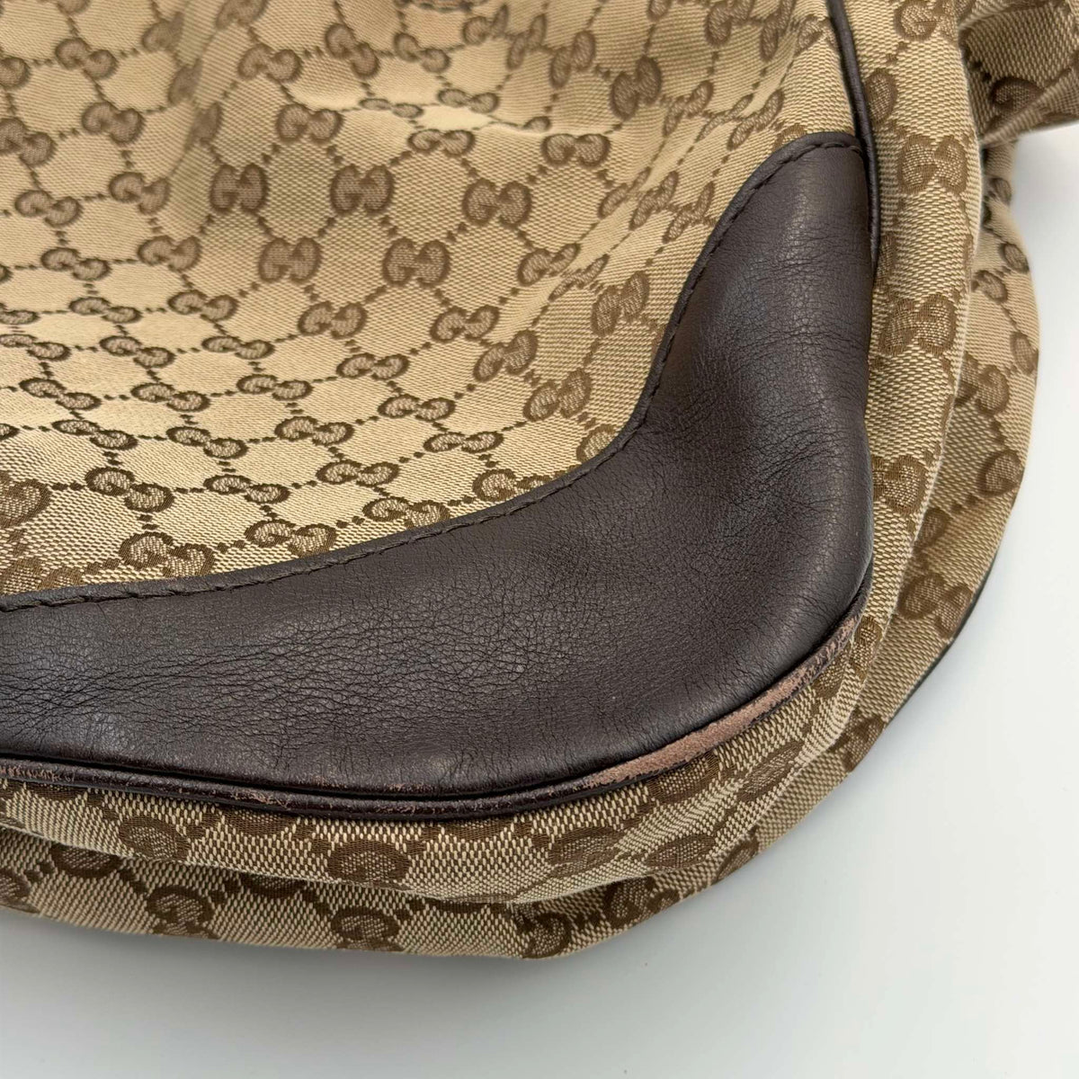 Gucci GG Canvas Charlotte Brown Shoulder Bag