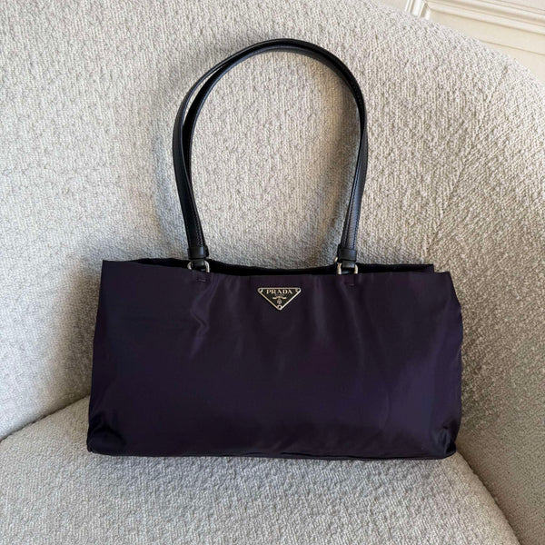Prada Nylon Purple Shoulder Bag