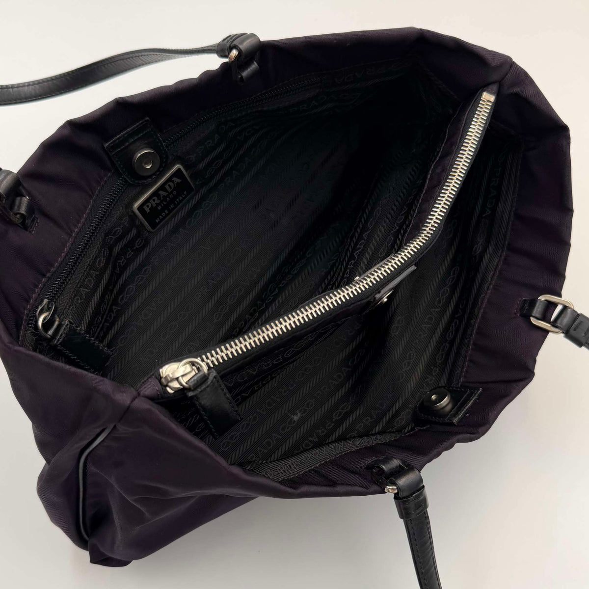 Prada Nylon Purple Shoulder Bag