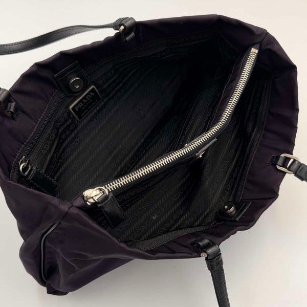 Prada Nylon Purple Shoulder Bag