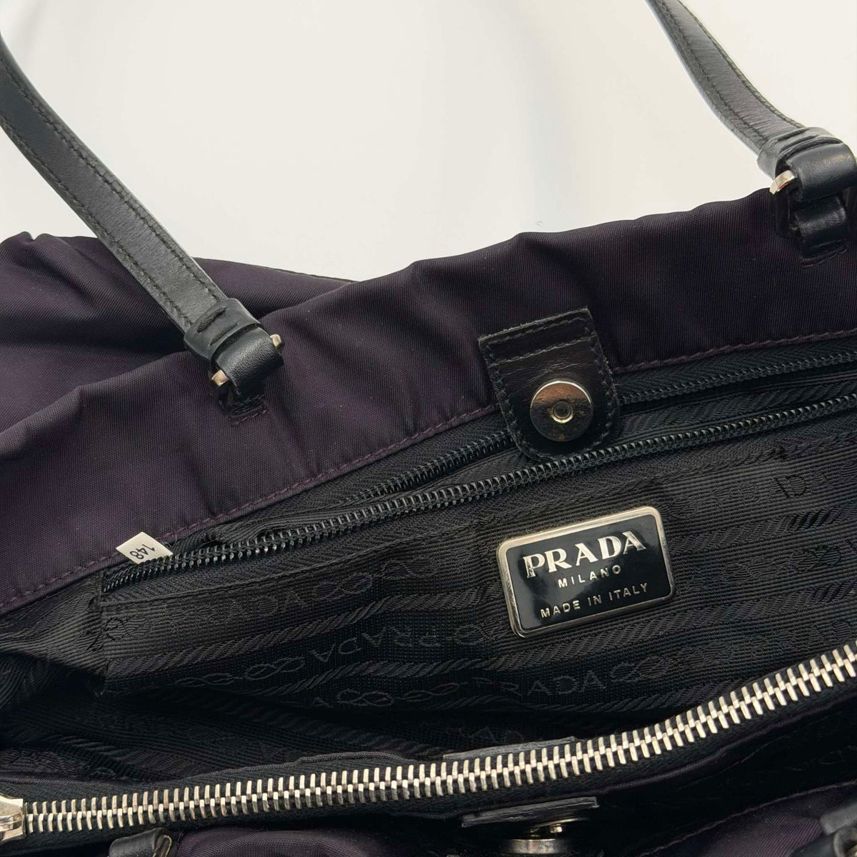 Prada Nylon Purple Shoulder Bag