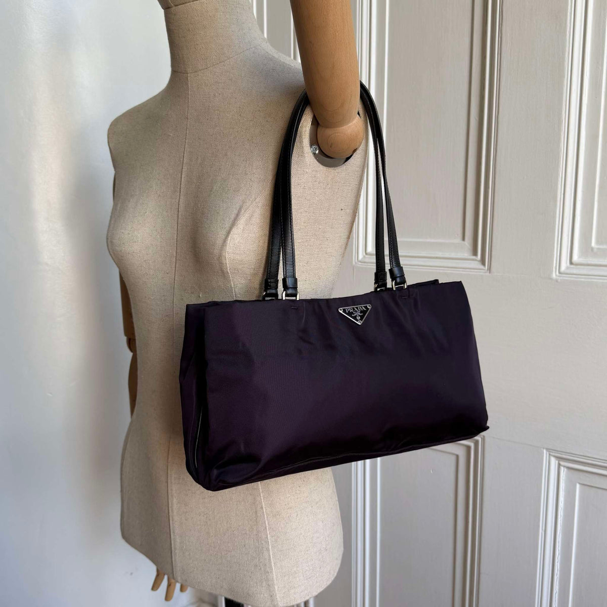 Prada Nylon Purple Shoulder Bag